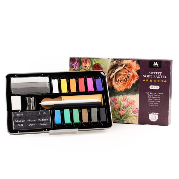 Outdoor Sketching 2.7 CM Soft Pastel Series - 12 Colors - Classic Clamshell Set