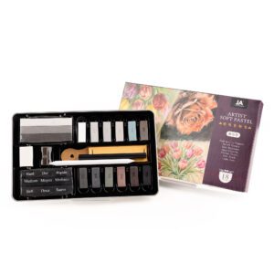 GC6A7262 Outdoor Sketch 2.7 CM Pastel Sticks - 12 Colors - Sketch Style Blister Pack Set