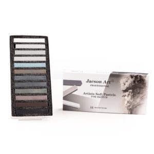 GC6A7278 Outdoor Sketch 2.7 CM Pastel Sticks - 12 Colors - Sketch Style Blister Pack Set
