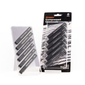 GC6A7314 Charcoal Sticks - 6 Colors - Insert Card Style