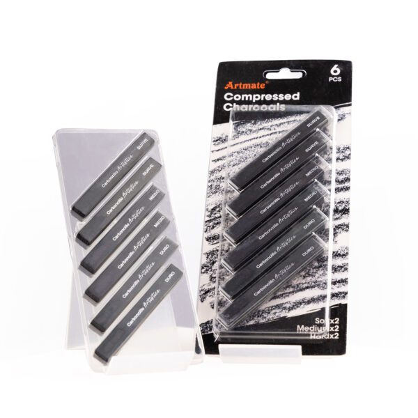 Charcoal Sticks - 6 Colors - Insert Card Style