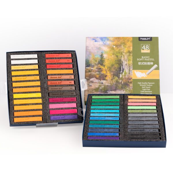 Handmade Soft 6.7 CM Pastel Stick Series - 48 Colors