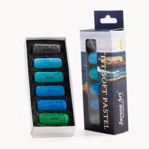 Master Short Round 3.5 CM Pastel Stick Set - 6 Colors