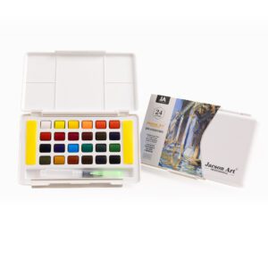 Solid Watercolor Set - 24 Colors