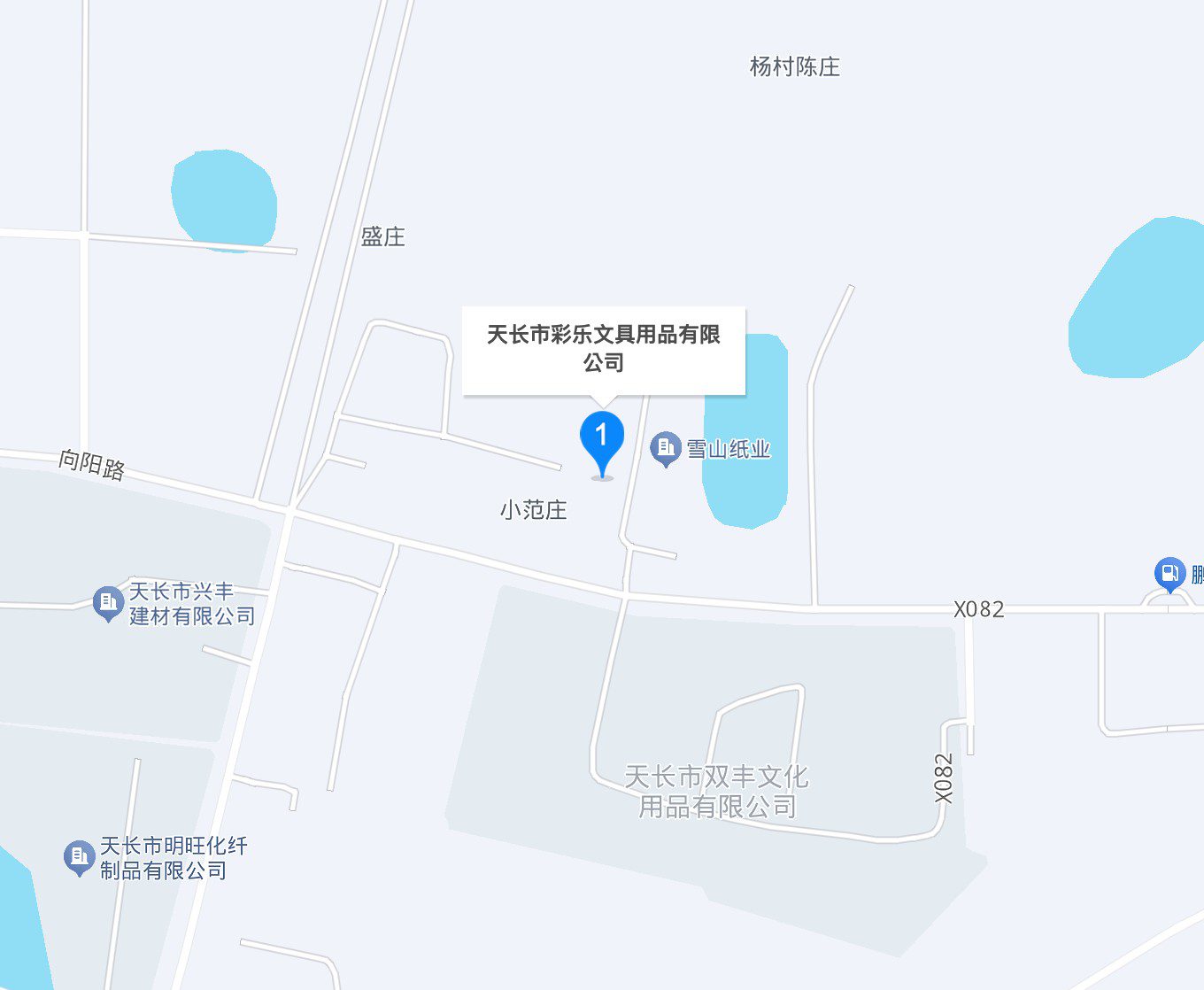 天长市彩乐文具用品有限公司 Location Map