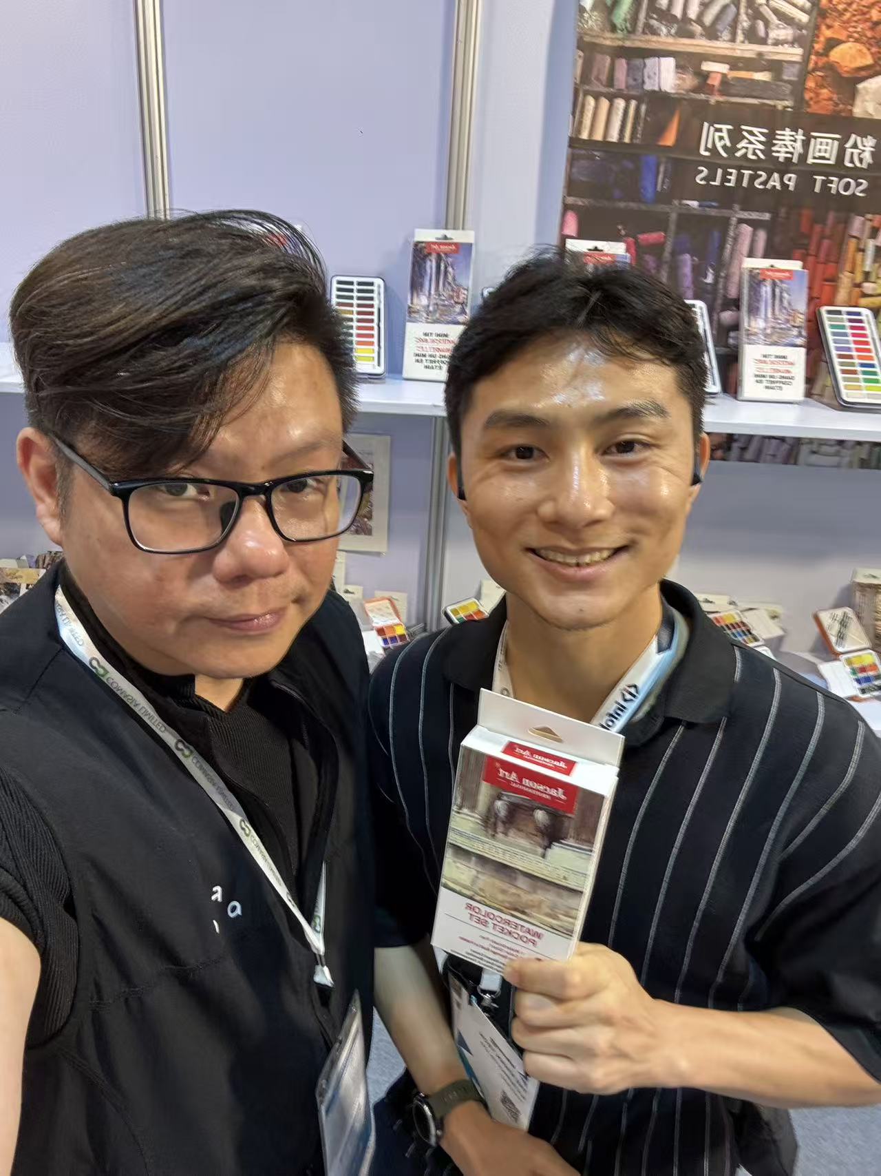 Artistcolorfun Founder with Global Art Supply Client at MEGA SHOW Bangkok 2026 - 09