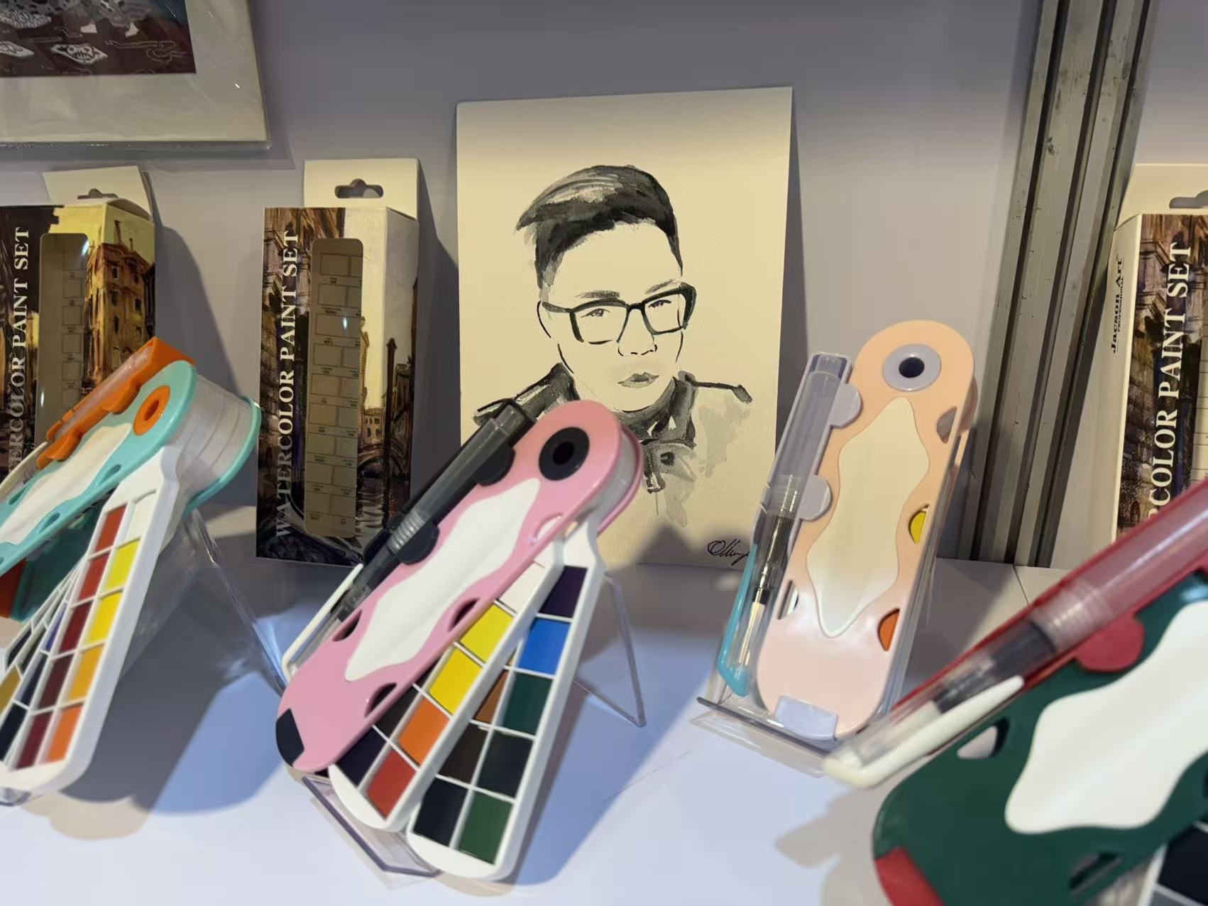 Artistcolorfun Founder with Global Art Supply Client at MEGA SHOW Bangkok 2026 - 12